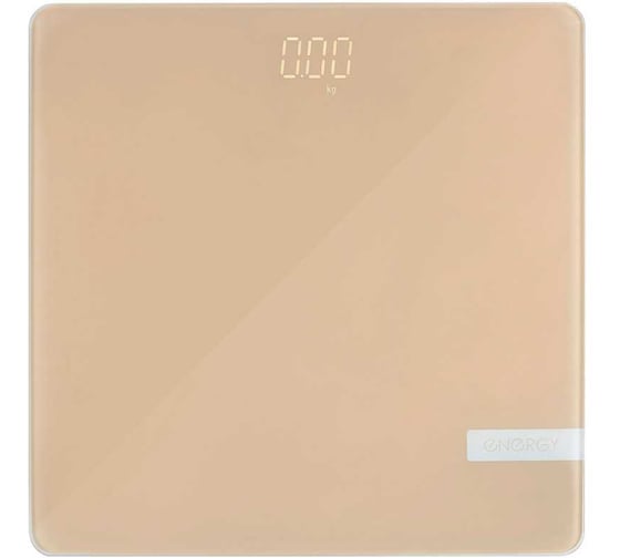Весы напольные электронные ENERGY EN-421, стеклянная поверхность, 180 кг, цвет бежевый 110019 1