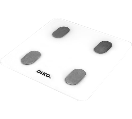 Умные напольные весы повышенной точности DEKO DKSC01 White 041-0105