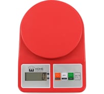 Кухонные весы HOME ELEMENT сенсор яркий рубин HE-SC930я
