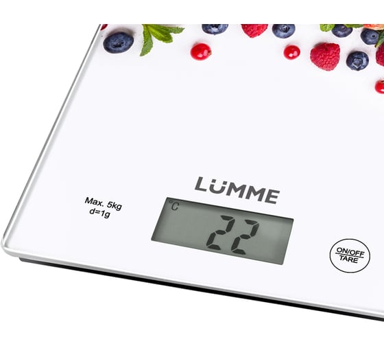 Кухонные весы LUMME сенсор лесная ягода LU-1340 36043