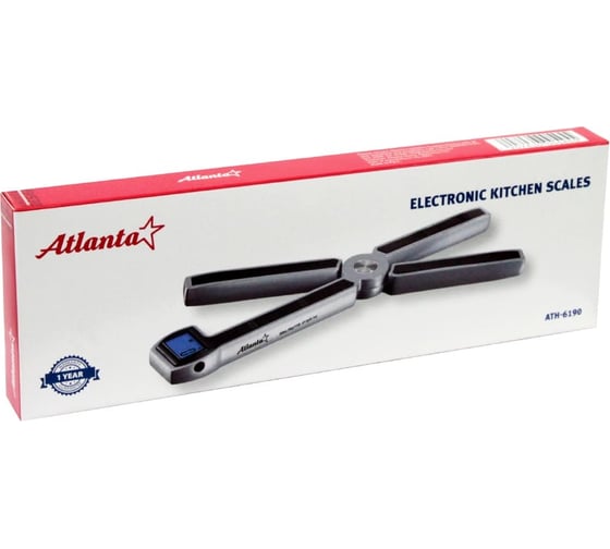 Кухонные электронные весы Atlanta ATH-6190 silver