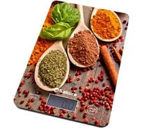 Весы кухонные Sakura SA-6077DS 8кг элек специи темн дер 00000041354