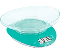 Кухонные электронные весы с чашей Atlanta ATH-6199 green