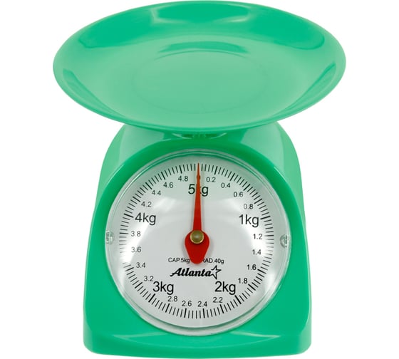 Кухонные механические весы с чашей Atlanta ATH-6182 green 1