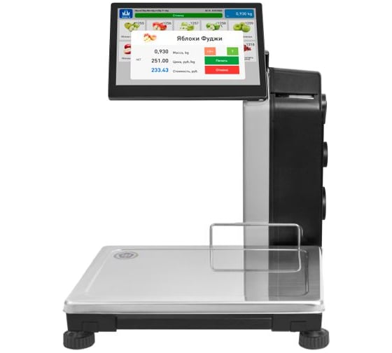 Весы с печатью этикеток МАССА-К МК- 6.2-S2L1000(10) 501344