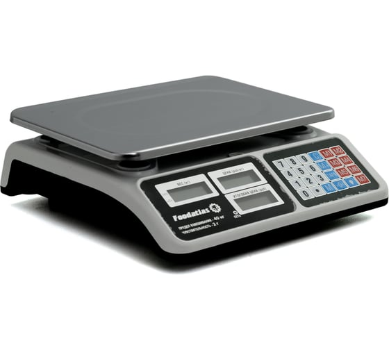 Торговые весы Foodatlas 40кг/2гр ВТ-40 Eco 00-00001404