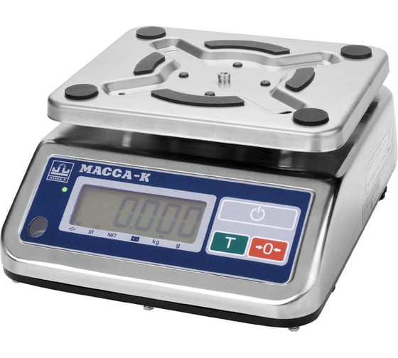 Настольные весы из нержавеющей стали МАССА-К НС-6.P 59032