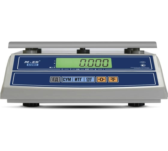 Весы M-ER MERCURY 326FL-15.2 LCD без АКБ 3641