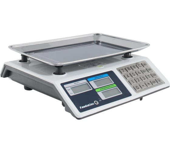Торговые весы Foodatlas 40кг/2гр ВТ-982S УТ000009239
