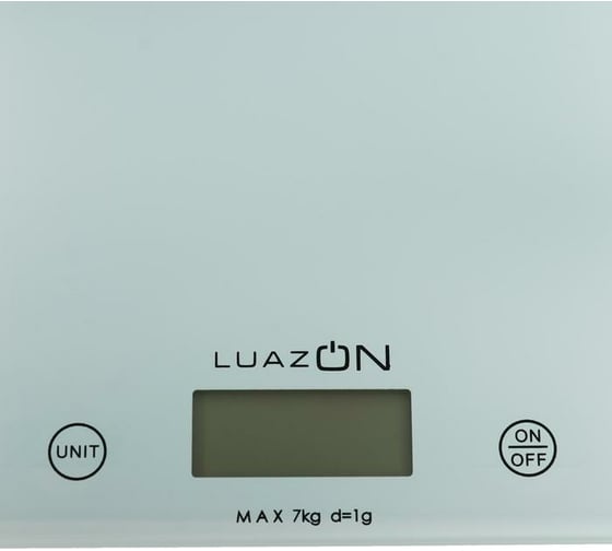 Кухонные электронные весы LUAZON LVK-702 до 7 кг, белые 3549062