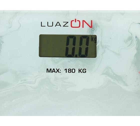 Напольные электронные весы LUAZON LVE-021 до 180 кг, 2хAAА (не в компл.), стекло, серые 3782763