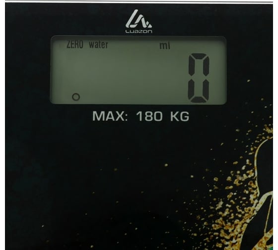 Напольные электронные весы LUAZON LVE-015 Мрамор, до 180 кг, 2хAAА (не в комплекте) 7090554