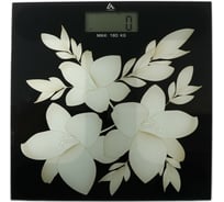 Напольные электронные весы LUAZON LVE-016 Цветы, до 180 кг, 2хAAА (не в комплекте) 7090553