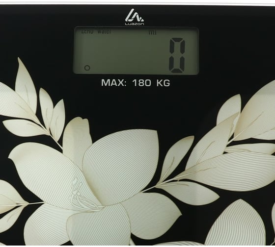 Напольные электронные весы LUAZON LVE-016 Цветы, до 180 кг, 2хAAА (не в комплекте) 7090553