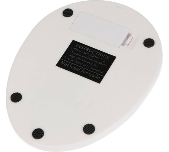 Кухонные электронные весы LUAZON LVK-501 до 5 кг, белые 1147001