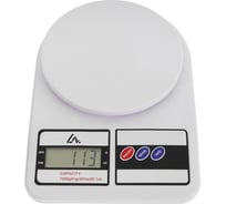 Кухонные электронные весы LUAZON LVK-704 до 7 кг, белые 602993