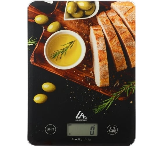 Кухонные электронные весы LUAZON LVK-701 Италия, до 7 кг 7090557 1