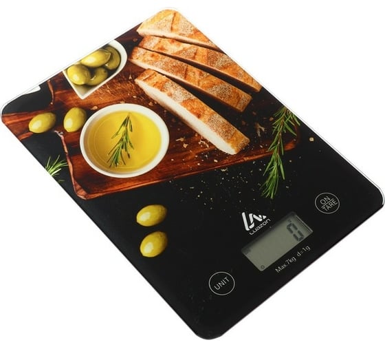 Кухонные электронные весы LUAZON LVK-701 Италия, до 7 кг 7090557