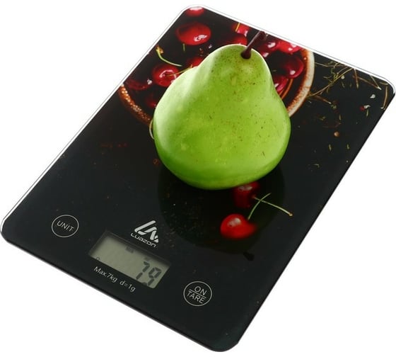Кухонные электронные весы LUAZON LVK-702 Черешня, до 7 кг 7090558