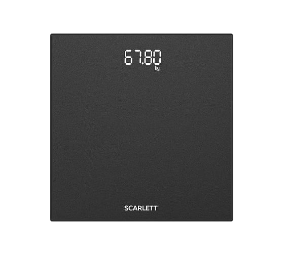 Напольные весы Scarlett, электрон, стекло, ЖК дисплей, 180 кг, SC-BS33E112