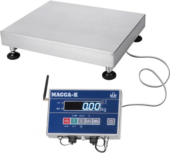 Напольные товарные весы без стойки МАССА-К TB-5040N-200.2-АВ(RUEW)1 из нержавеющей стали 10978 1
