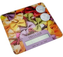 Настольные электронные весы Delta LUX DE-002KE, фарфалле, 10 кг Р1-00007201