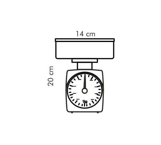Кухонные весы Tescoma ACCURA, 2 кг 634522