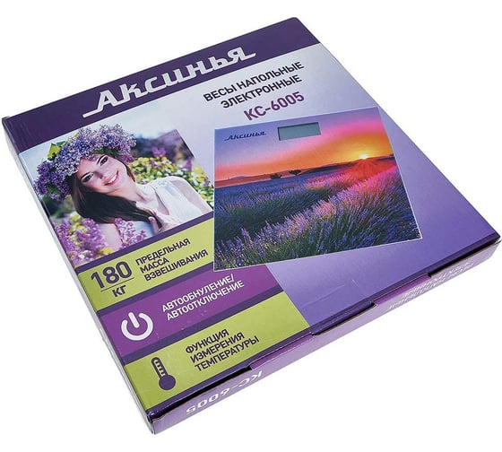 Напольные электронные весы Аксинья КС-6005 Рассвет 0R-00005017