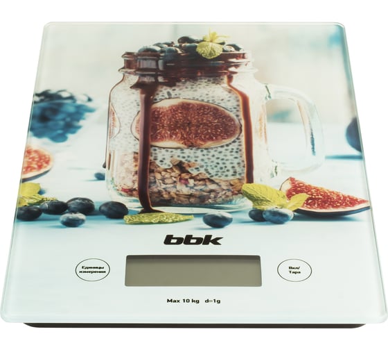 Кухонные весы bbk KS102G лазурный 00-00001165
