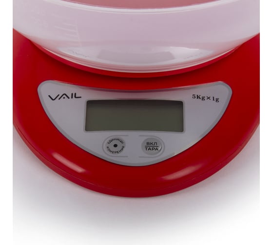 Кухонные электронные весы Vail с чашей VL-5811