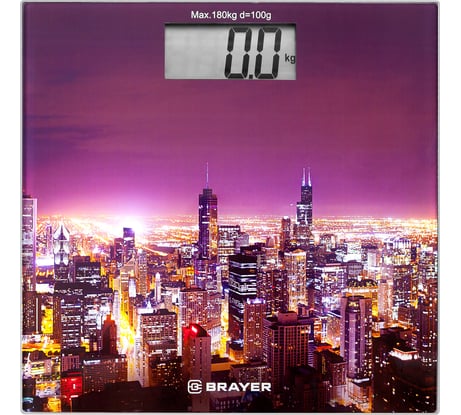 Напольные весы BRAYER вес до 180 кг BR3731