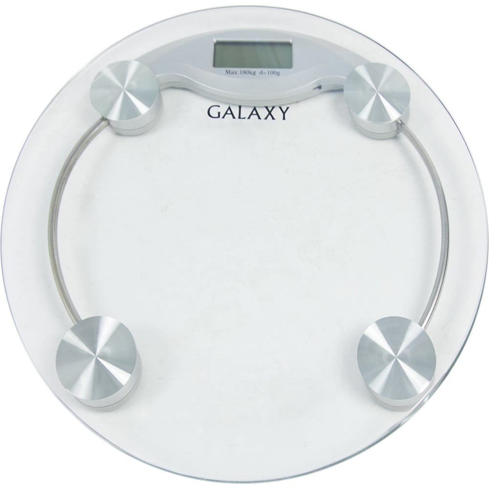 Напольные электронные бытовые круглые весы Galaxy 180 кг 5080148040 ...
