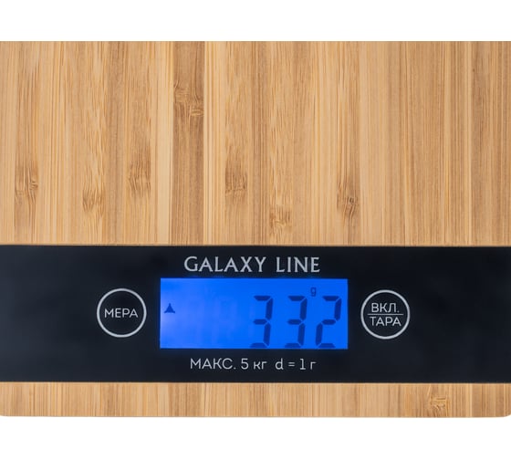 Кухонные электронные весы Galaxy LINE элемент питания типа «ААА» 2 шт. в комплекте гл2811л