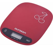 Кухонные весы OURSSON Темная вишня KS0504PD/DC