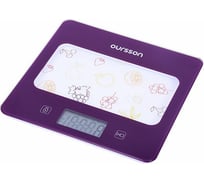 Кухонные весы OURSSON Сладкая слива KS0501GD/SP