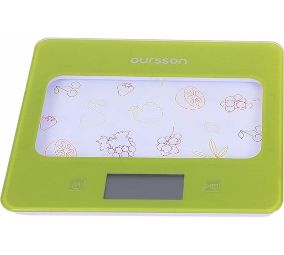 Кухонные весы OURSSON Зеленое яблоко KS0501GD/GA