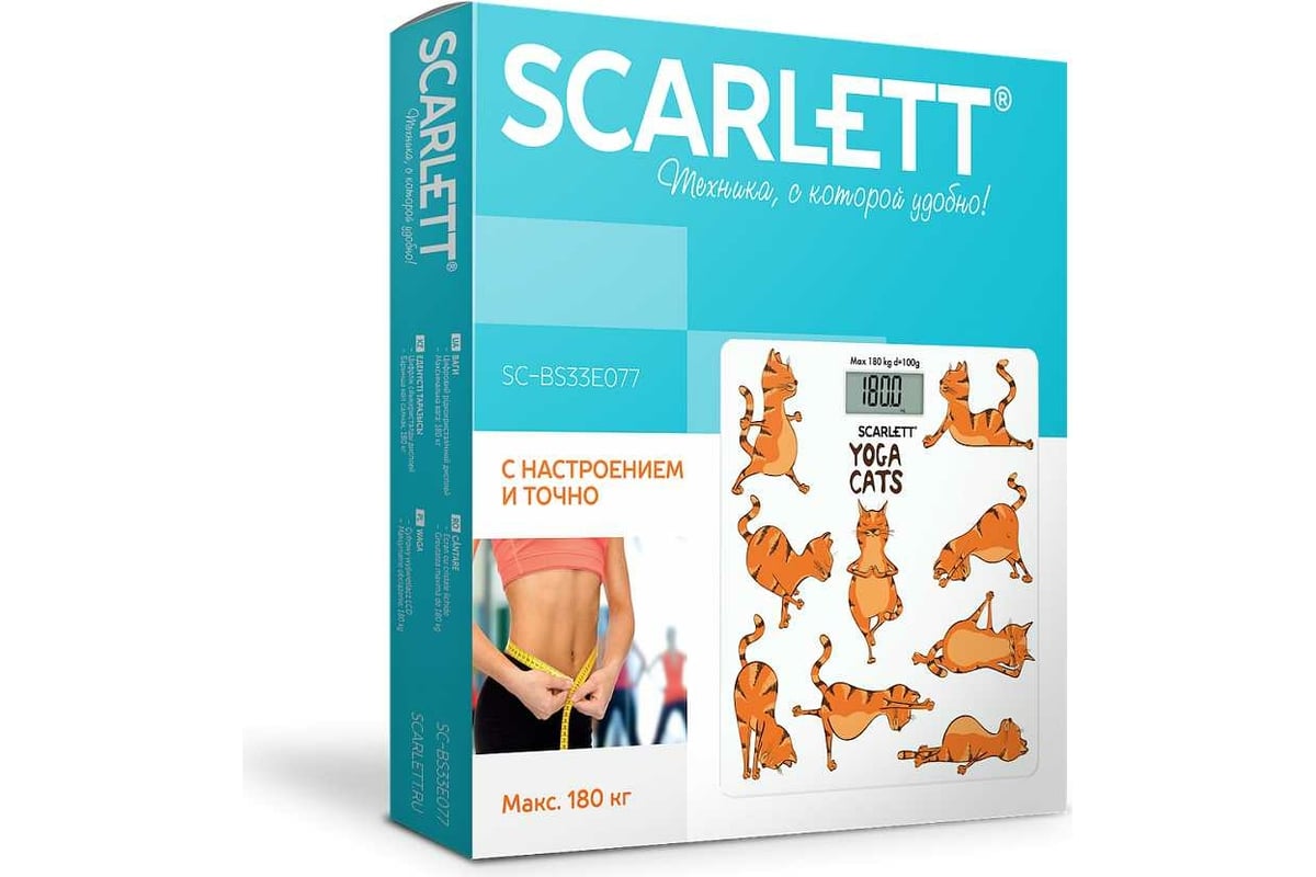 Напольные весы Scarlett SC-BS33E077 - выгодная цена, отзывы ...