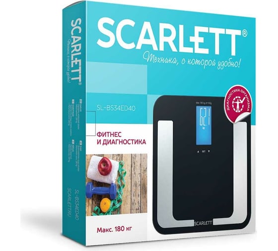 Напольные весы Scarlett SL-BS34ED40
