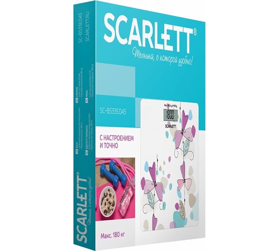 Напольные электронные весы Scarlett SC-BS33E045