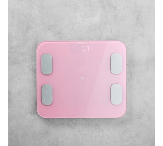 Напольные электронные весы Scarlett диагностика с bluetoot SC-BS33ED102