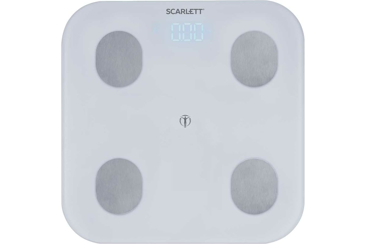 Напольные весы диагностика bluetooth scarlett sc bs33ed46