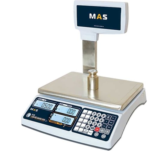 Торговые весы со стойкой MAS ter mr1-6p 7214 1