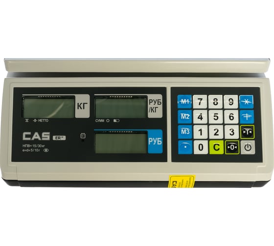 Весы CAS ER JR-30CB 1A0E20303GCI0502