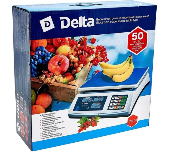 Торговые весы Delta ТВН-50 до 50кг/10г (4) 0R-00002970