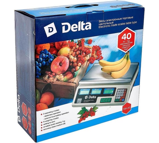 Торговые весы Delta ТВН-40 до 40кг/5г (5) 0R-00002968