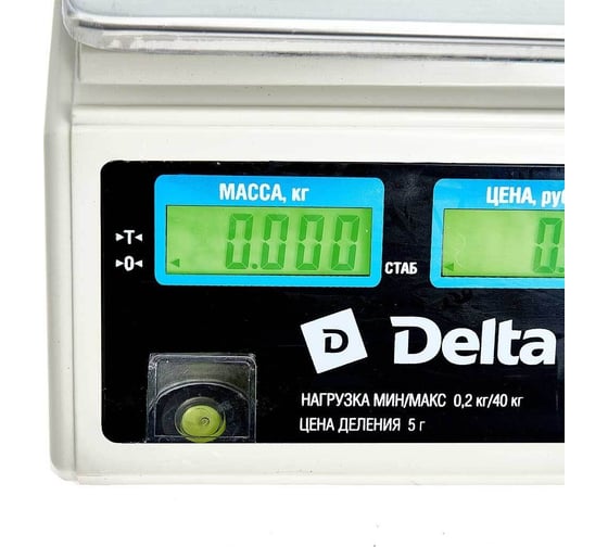 Торговые весы Delta ТВН-40 до 40кг/5г (5) 0R-00002968