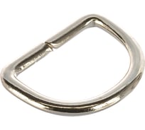 D-образное никелированное кольцо для ремня Стройбат 25 мм, 1 шт 356800