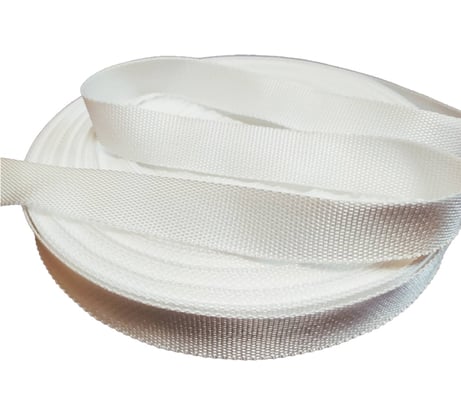 Ременная лента Эбис 20 мм, 50 м, белая 70654