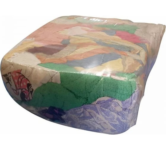 Ветошь ОФИСМАГ махровая, лоскуты 40x60 см (±10 см), плотность 100-560 г/кв. м, 80 хлопок, 20 синтетика, 10 кг 608962