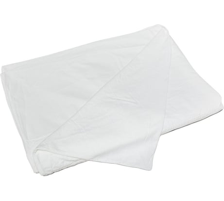 Ветошь ОФИСМАГ постель белая, лоскуты 70x80 см (±10 см), плотность 100-120 г/кв. м, 100 хлопок, 10 кг LAUT2-08 608960